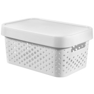 Box Košík Úložná nádoba 4,5L biela