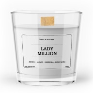 LADY MILLION sójová vonná sviečka 200ml
