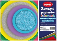 Farebný samolepiaci papier A5/8K trblietky