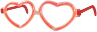 Okuliare Glow Stick SRDCE Srdiečka Svietiace v tme Valentínsky ples