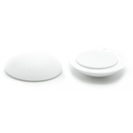Samolepiaca zarážka dverí, biela, 40 mm