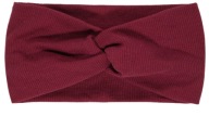 WIDE TURBAND HEADBAND, bordová