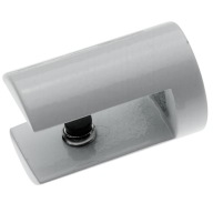 Nosný držiak na sklenenú policu Biela 10mm M.35