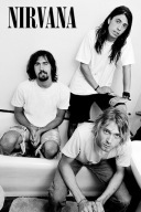 Hudobný plagát kapely Nirvana Band nástenné plagáty do obývačky 61x91,5 obrazov