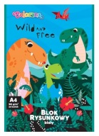 A4/20 biely kresliaci blok 90g Dino Colorino