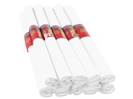 WHITE CRIPPED Tissue Paper 01 10 ROLLERS