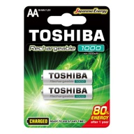 2x batérie TOSHIBA AA R6 1000mAh