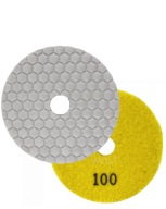Leštiaci kotúč na suchý suchý zips G100 100mm