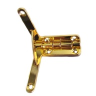Uhlový záves 95 stupňov 31x31 mm, zlatý