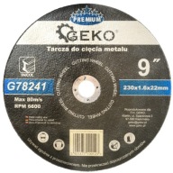 GEKO PREMIUM rezací kotúč na kov 230x1,6 Inox