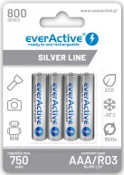 4x everActive R03/AAA Ni-MH 800 mAh r2u batérie