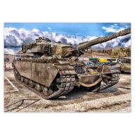 Nálepky A5 LEVEL Tank Vojenský tank