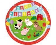 Happy Birthday Farm taniere 23cm 8ks zvieratiek