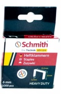 SCHMITH ZOŠÍVAČKY 6MM 1000 KS PRE PREBERAČ TYP 53