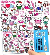 UMÝVAJÚCE DOČASNÉ TETOVANIE PRE DETI HELLO KITTY ORIGINÁLNE DIZAJNY
