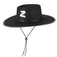 JEDNORÁZOVÝ ČIAPOK ZORRO, ČIERNA