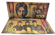 Krásna zberateľská bankovka Johna Lennona Beatles
