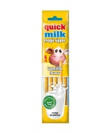 Quick Milk Mliečne slamky s príchuťou vanilky