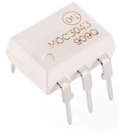 Optotiac MOC3043 Optický triak DIP-6 400V Originál ONSEMI
