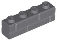 LEGO 15533 TEHLA TEHLA 1x4 tmavosivá NOVINKA (2g)