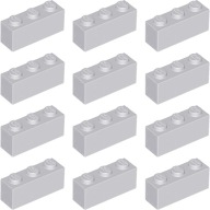LEGO Brick 1x3 svetlosivá LBG 4211428 3622 - 12 ks