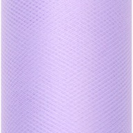 DEKORATÍVNY LILA TYL NA RÚLE NA MAŠLE, BAMBULY, SVADOBNÉ 15 CM X 9 M