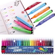 Značkovače JUMBO THICK TIP-FILTER, 24 farieb, ZNAČOVAČE KIDEA
