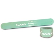 Scrunch informačný náramok - Mint