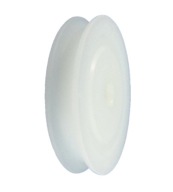 Valček bez ložísk, priemer 80 mm, priemer 16 mm, s priemerom kábla 10 mm