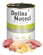 DOLINA NOTECI PREMIUM vlhké krmivo pre psov bohaté na hus so zemiakmi 800g
