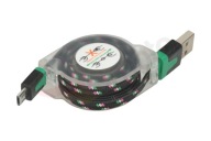 ROLOVANÝ MIKRO USB KÁBEL 1m NAVI TEL