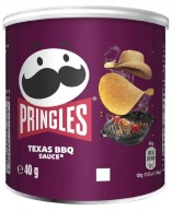 Pringles Texas BBQ omáčka Chips lupienky Snack 40g