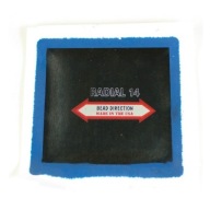 Vložka patch patch vulkanizácia oprava pre EURO pneu radiálne 1w 87x100mm