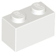 LEGO Brick Brick 1x2 White 3004 4613964 - 1 ks
