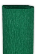 Krčený hodvábny papier - zelená jedľa, 50 x 200 cm