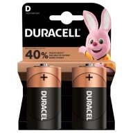 2x ALKALICKÉ BATÉRIE DURACELL D LR20 Blister