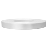 Stuha atlasová 6mm 27mb BIELA