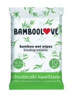 Bambusové vlhčené obrúsky, 10 ks, Bamboolove