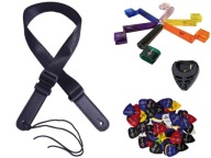 PROMO-STRAP PRE UKULELE US-01BK + PRÍSLUŠENSTVO