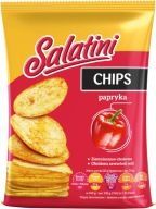 Zemiakové a cereálne paprikové lupienky Salatini 25g