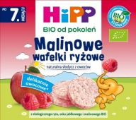 HIPP BIO ryžové oblátky malinové 30g