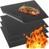 VYSOKO KVALITNÁ 4X TEFLÓNOVÁ PODLOŽKA NA GRILOVACIE PLENY 4ks SADA