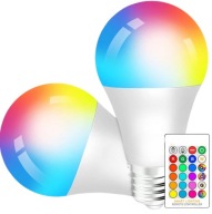 RGB GUĽOVÁ LED ŽIAROVKA S MENÍM FARBY SO ZÁVITOM E27 + DIAĽKOVÝM OVLÁDANÍM