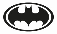 Nálepka na motorku BATMAN 20cm _COLORS