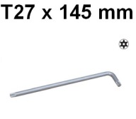 Dlhý TORX kľúč s otvorom TX27 x 145mm Jonnesway