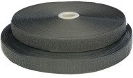 VELCRO páska na suchý zips Medvedík + Háčik 25mm - 5mb Grafit