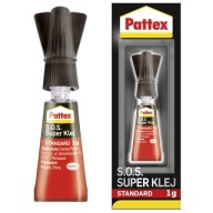 PATTEX SOS GLUE 1g NA KOV KERAMIKA PORCELÁN PLAST PLAST PLAST SKLO