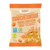 Mäkká mrkvová torta mandľa + kokosová dužina 50g FRANK&OLI