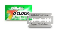 Holiace čepieľky Gillette 7 o'clock Super Stainless na holenie