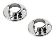 2x RÚŽOVÁ RÚŽKA RUŽICA ROZETOVÁ RÚRKA UPEVŇOVACIA RÚRKA FI25MM